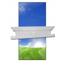 Fronton decorativ in stil Baroc din ipsos