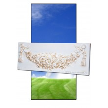 Fronton decorativ floral cu canafi