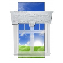 Fronton decorativ pentru usi si ferestre in stil Baroc