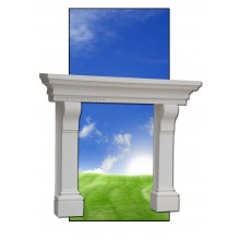 Masca in stil Clasic pentru Semineu electric sau cu lemne