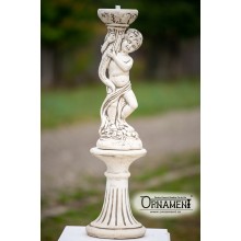 Statueta Copil Cornul Abundentei mic si Soclu