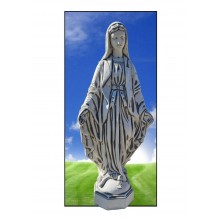 Statueta Maica Domnului din beton, 113 cm, decor pentru gradina
