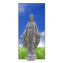 Statueta Maica Domnului din beton, 100 cm, decor pentru gradina