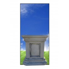 Soclu Clasic Antic din MarmoTek pentru statui decorative de gradina, cu design inspirat din arhitectura antica